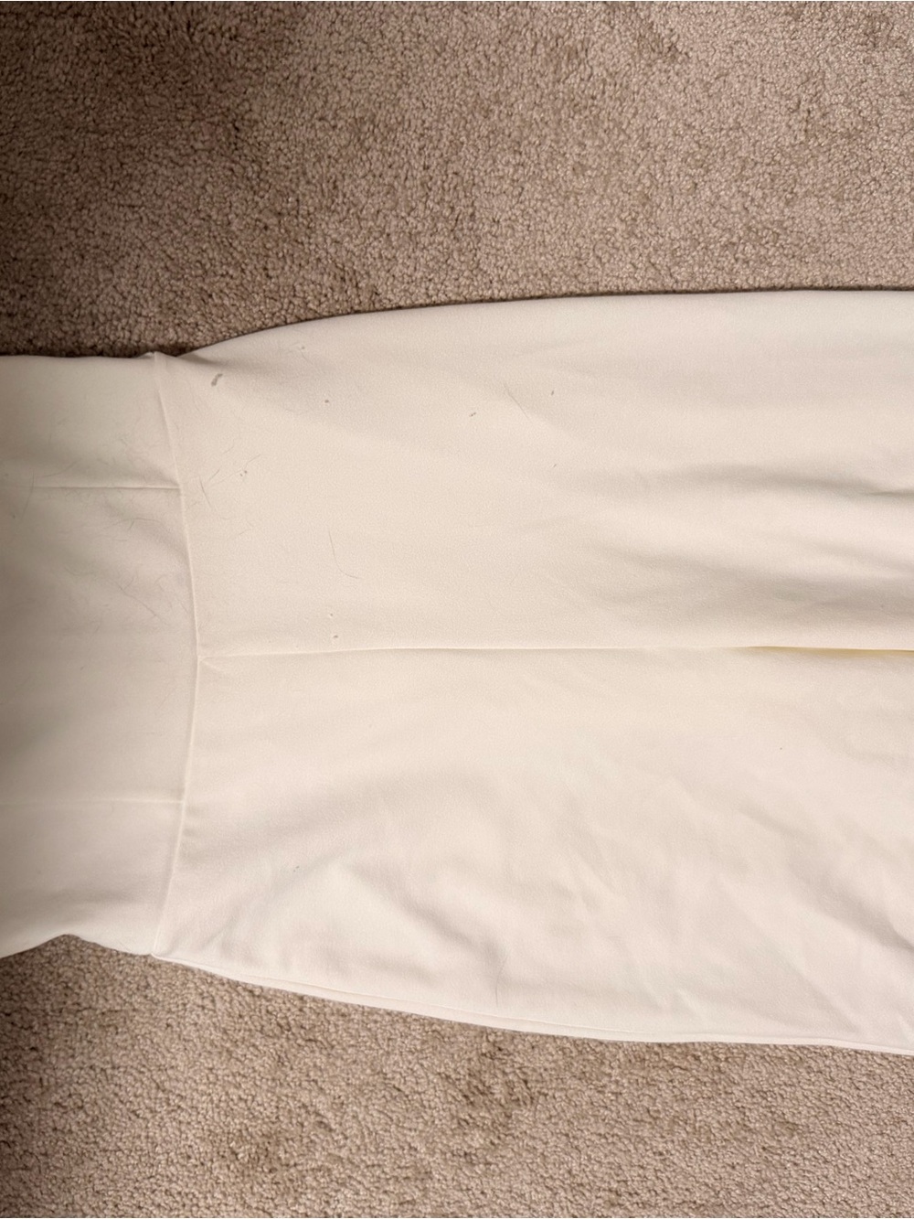 Lulu's Cream Strapless Jumpsuit